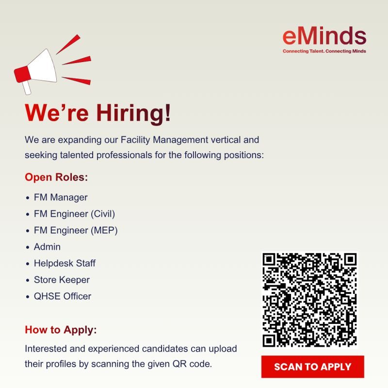 eMinds Latest Openings