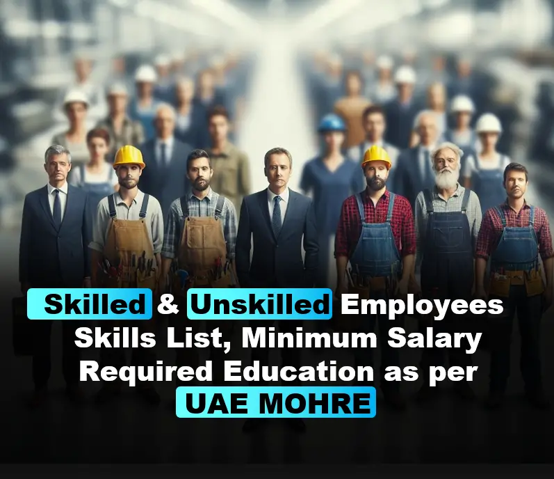 UAE Employment & Profession Categories Guide (Skilled & Unskilled Labor)