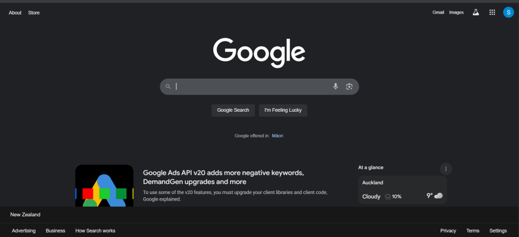 Google Discover Desktop